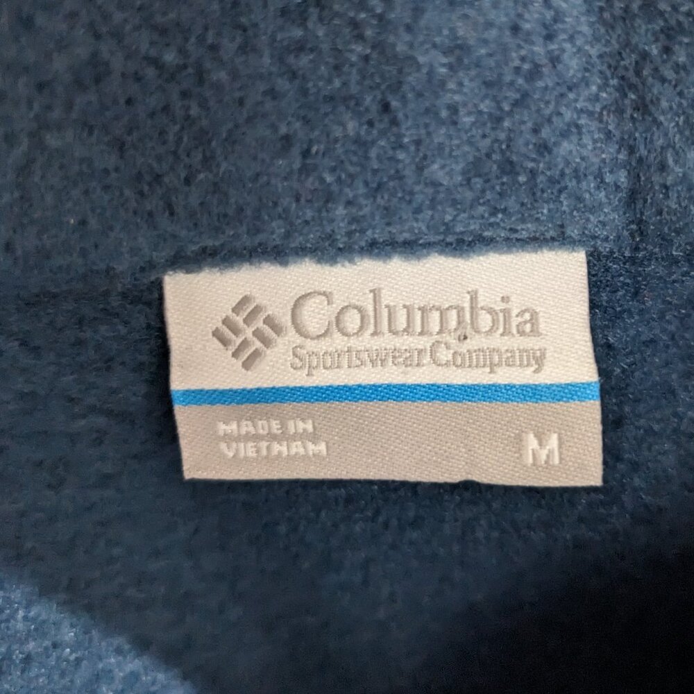 NWT Columbia Womens Full Zip Fleece Jacket Blue Teal  Pockets Sweatshirt M - Picture 11 of 13